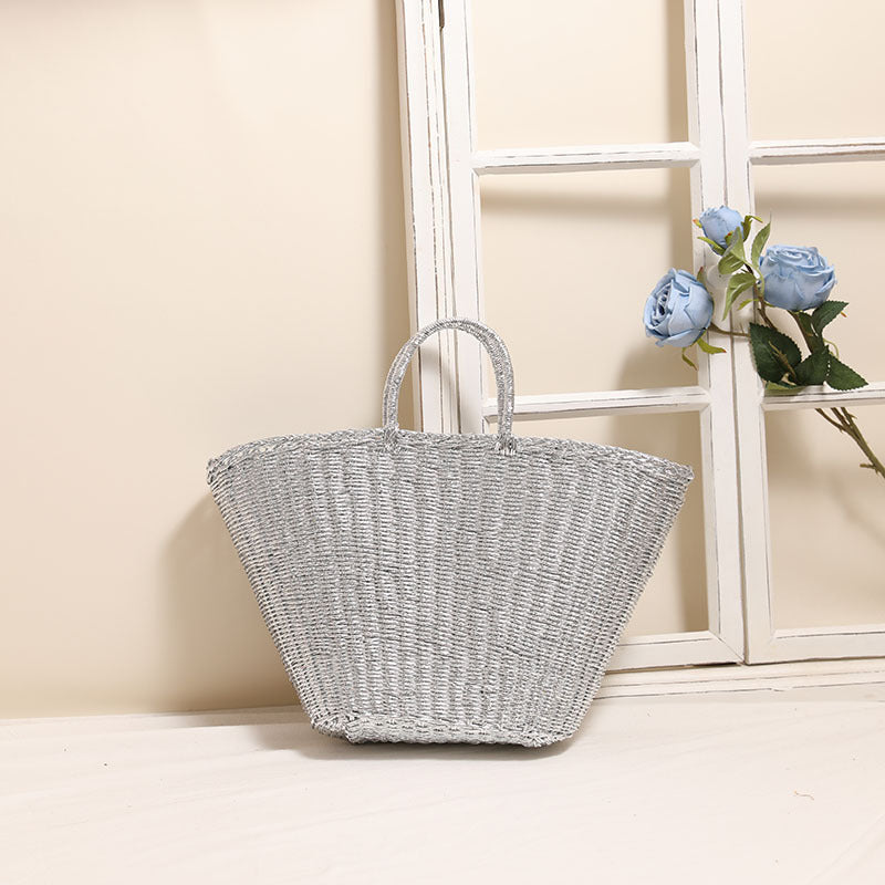 Elegante Geflochtene Korbtasche mit Stabilen Griffen Brehn