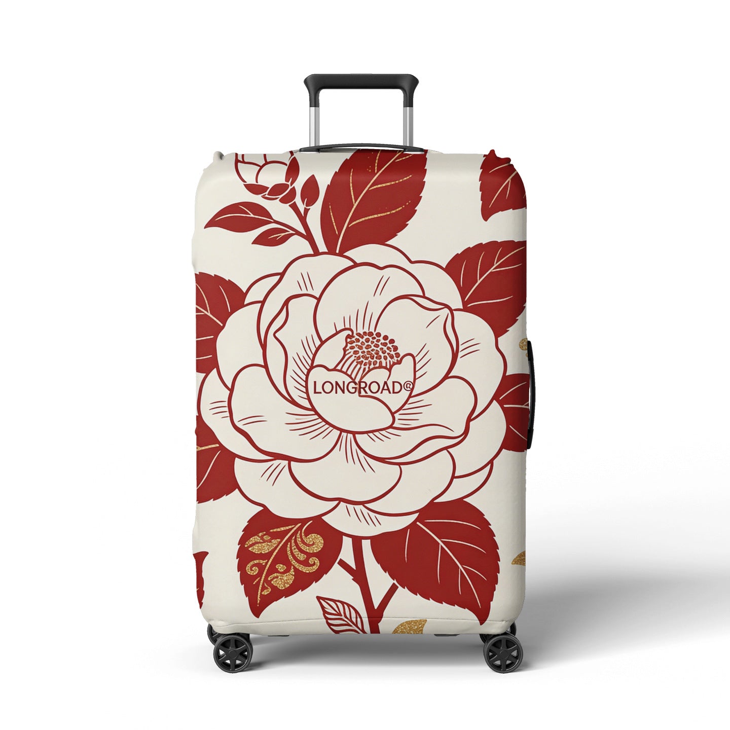 Damen Kofferhülle mit floralem Lavendel-Muster Brehn