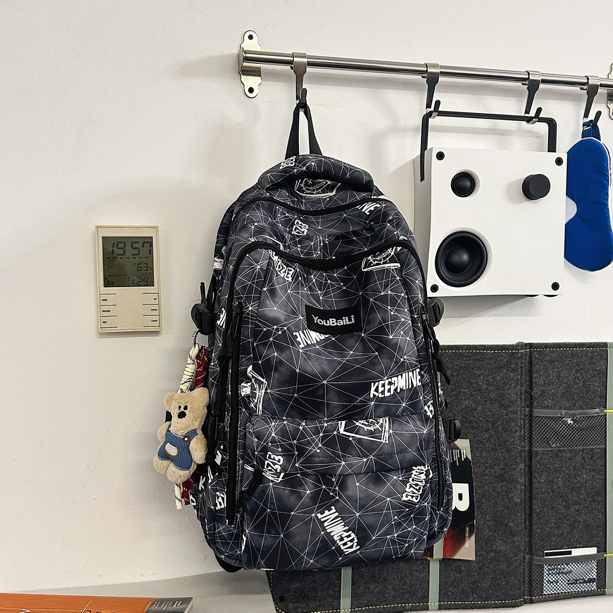 Trendiger Gemusterter Rucksack Brehn