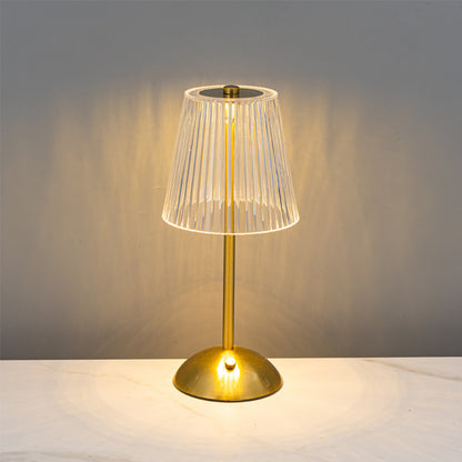 Kristallakzentierte moderne Tischlampe