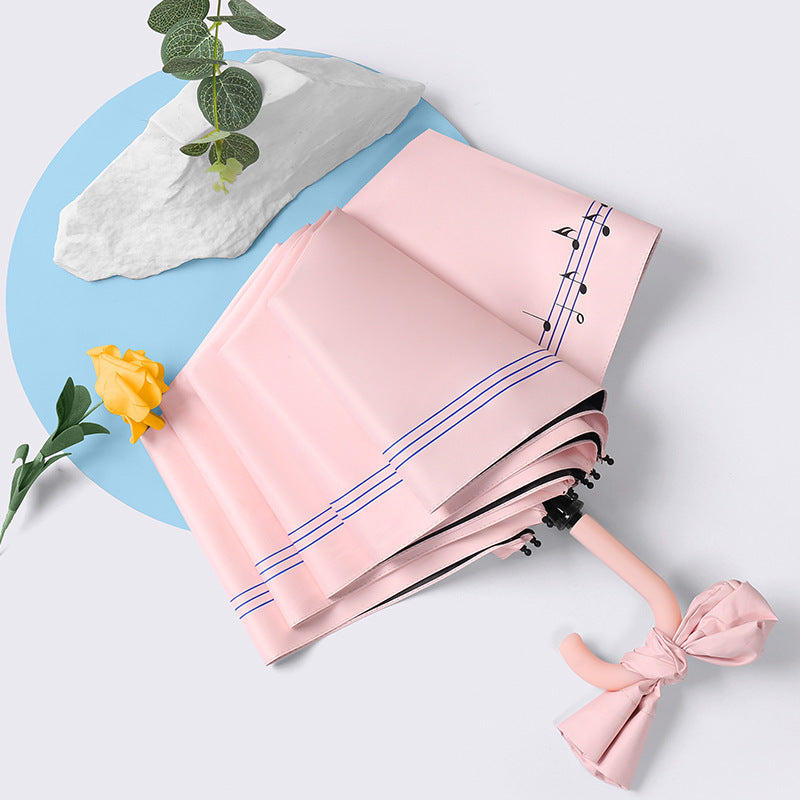 Damen Faltbarer Regenschirm mit elegantem Herzdesign Brehn