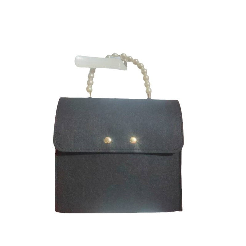 Stylische Perlenhandgriff Brehn Handtasche