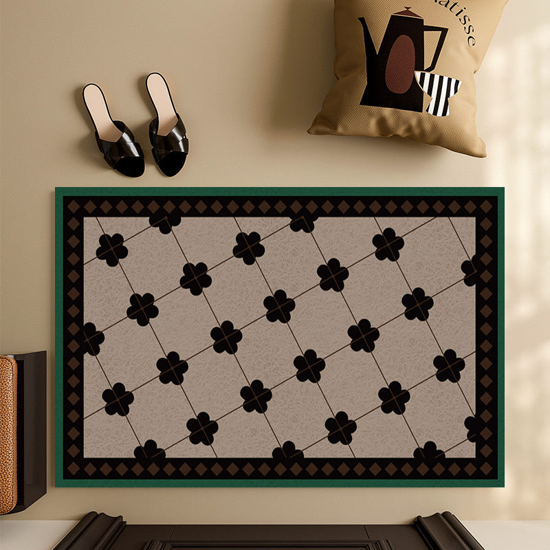 Vintage-inspirierter dekorativer Teppich
