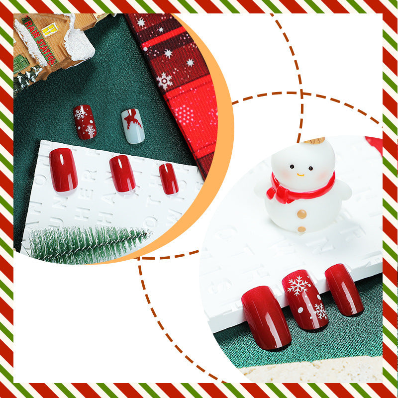 Künstliche Weihnachtskunstnägel Brehn