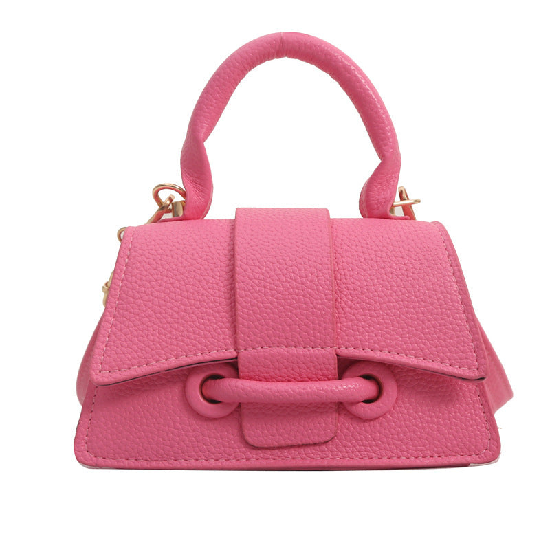 WoLuxurious Texturierte Leder Schultertasche Brehn