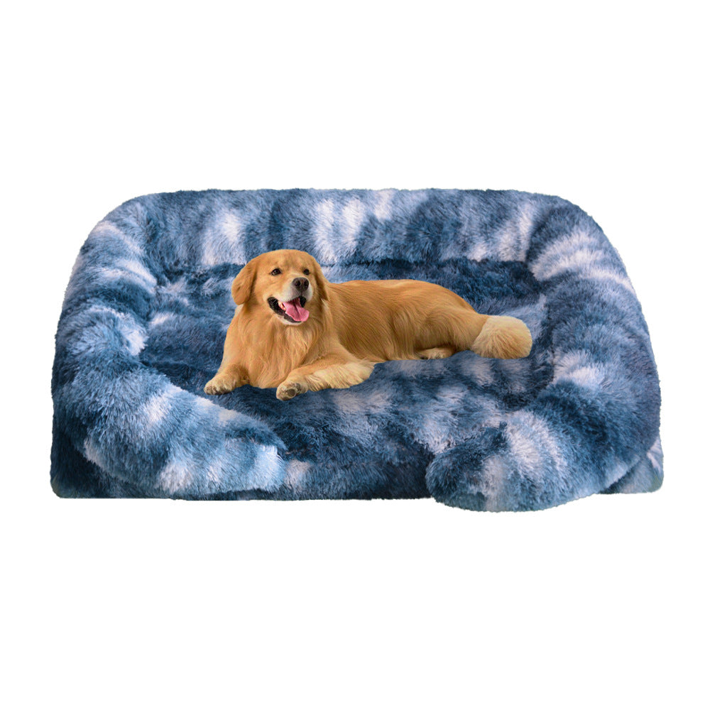 Plüsch verstärktes Hundebett