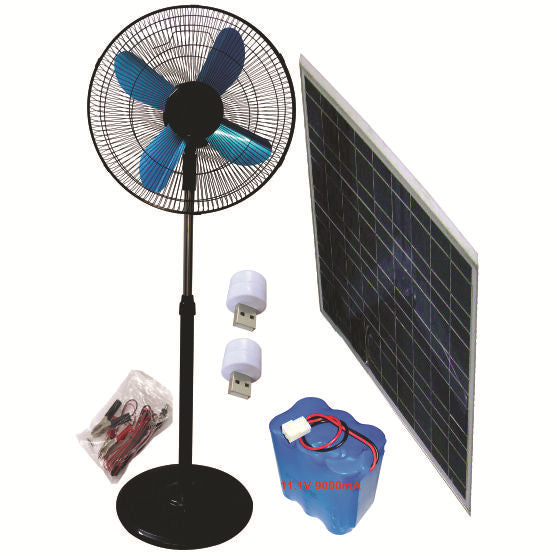 Unisex Solarbetriebener Standventilator von Brehn