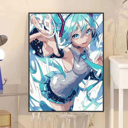 Anime-inspirierte dekorative Wandkunst Brehn