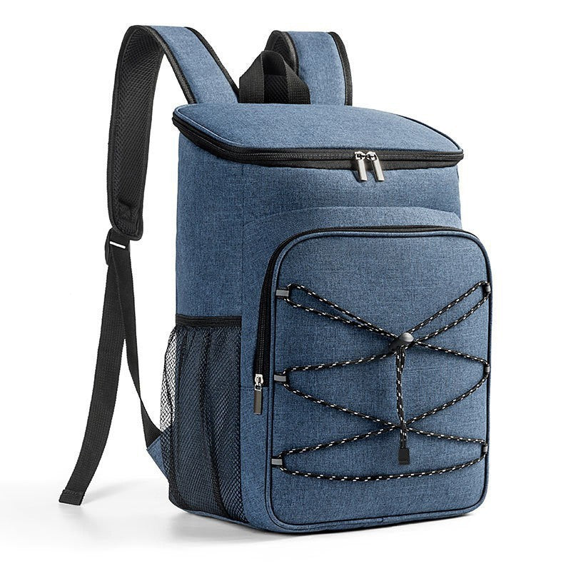 Damen Isolierter Kühlrucksack mit elastischen Außentaschen und ergonomischen Schultergurten Brehn