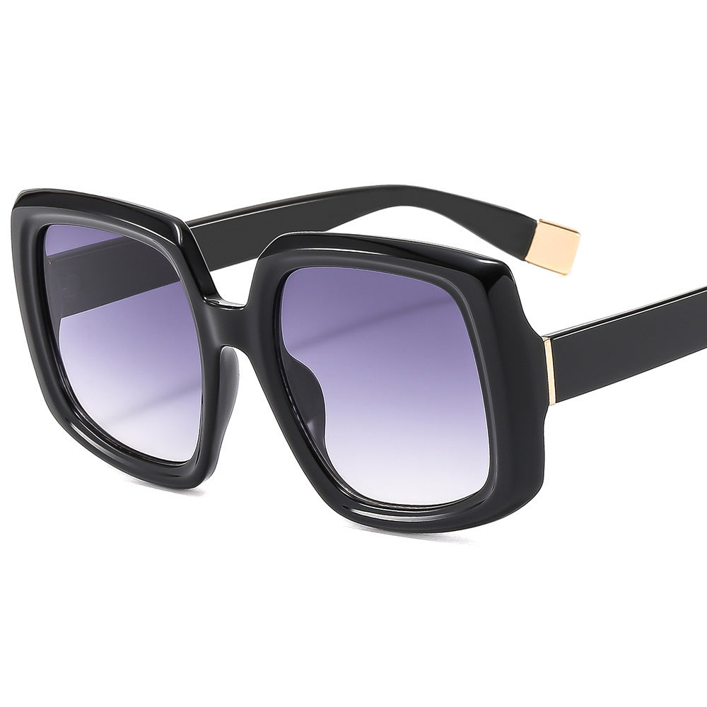 Damen modische Sonnenbrille mit auffälliger quadratischer Rahmenkonstruktion Brehn