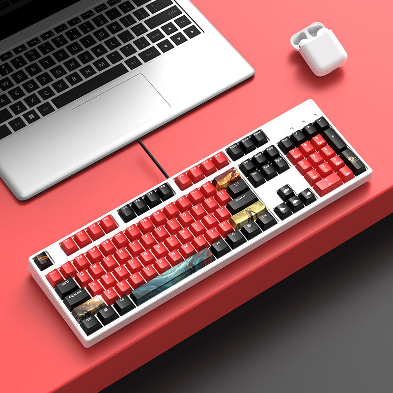 Verdrahtete ergonomische mechanische Tastatur Brehn