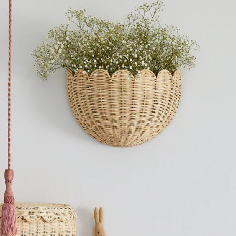 Wandkorb im eleganten Muschel-Design Brehn