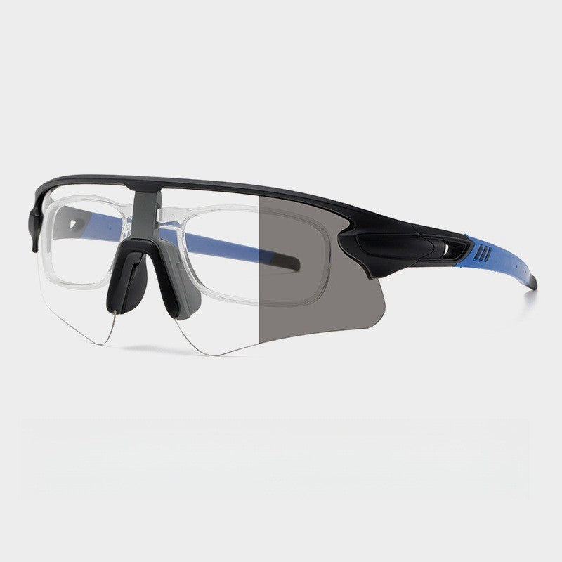 Unisex Sportliche Hochleistungs-Sonnenbrille mit aerodynamischem Design und verstellbarem Nasenpad Brehn