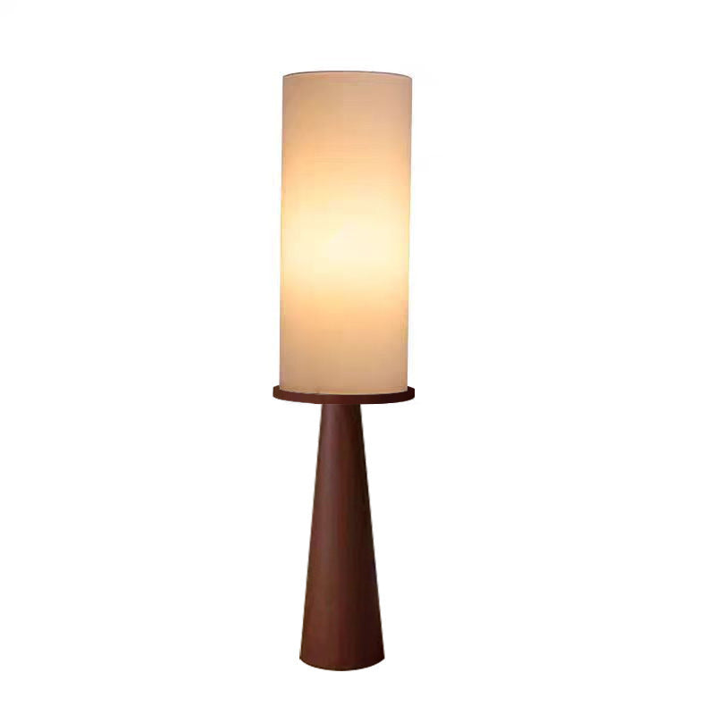 Moderner minimalistischer Stehlampe mit integriertem Beistelltisch