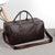 Elegante geflochtene Leder-Duffel-Tasche Brehn