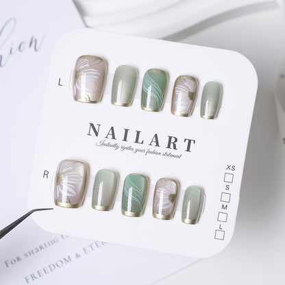 Luxuriöse dekorative Press-On Nagelerweiterungen Brehn