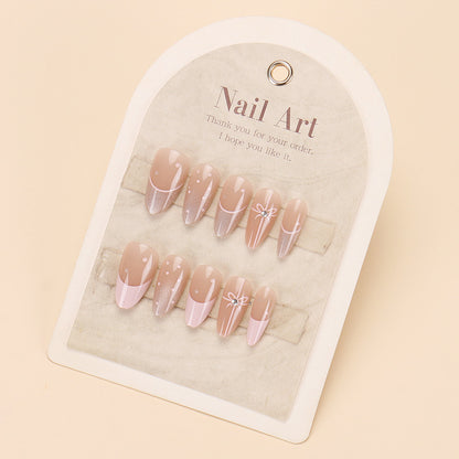 Stylische Press-On-Nageltips mit Leopardendesign Brehn