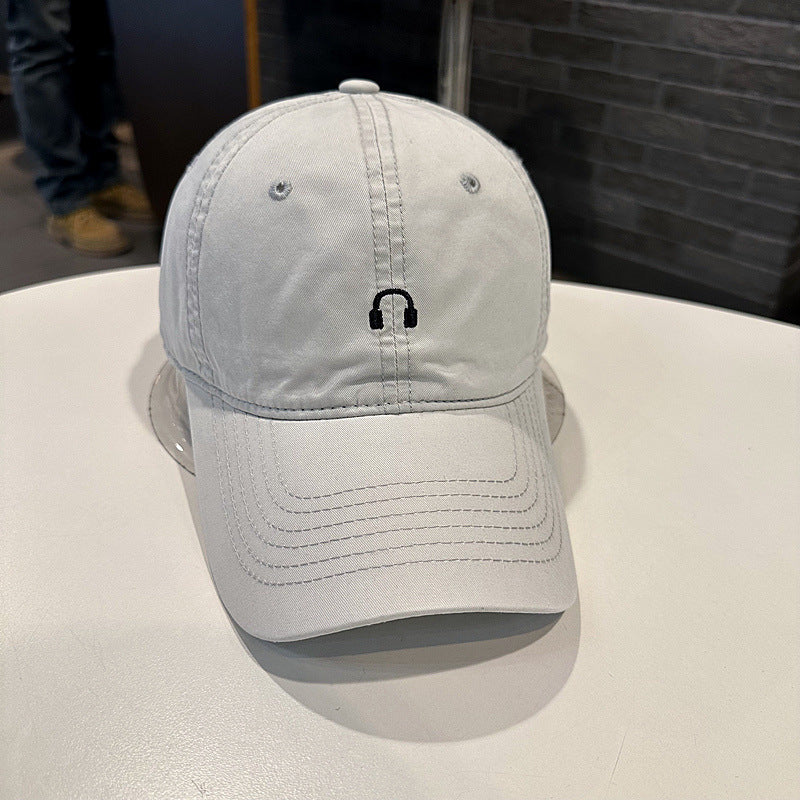 Unisex Baumwoll-Twill-Cap mit einzigartigem Musikemblem Brehn