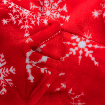 Gemütliche festliche Fleece-Decke