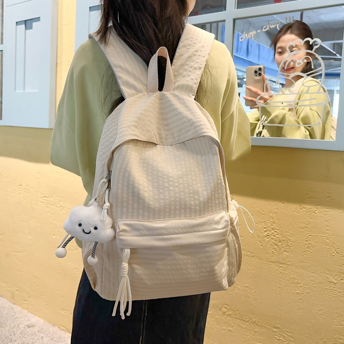 Stylischer Mehrfach-Taschen Tagesrucksack Brehn