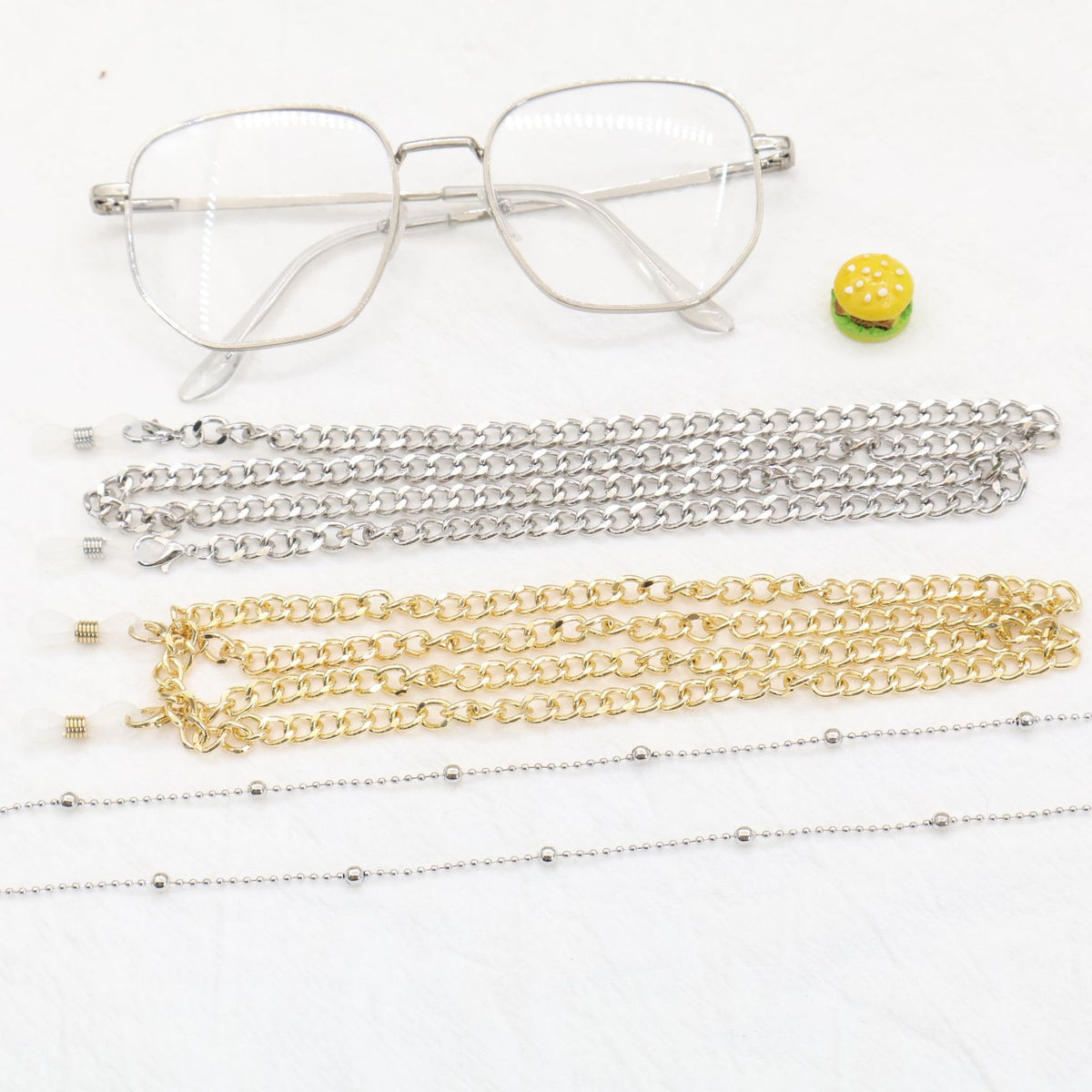 Stylische Metall-Brillen-Kette Brehn