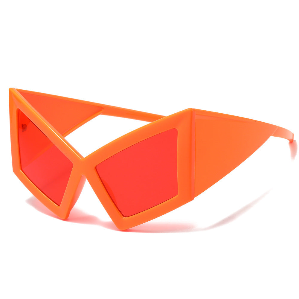 Futuristische Geometrische Schild Sonnenbrille Brehn