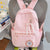 Floral bestickter Schulrucksack