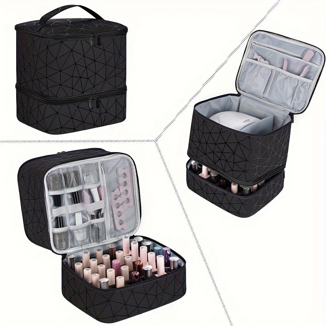 Kosmetik-Organizer-Tasche mit Doppeltem Design und Robustem Innenfutter Brehn