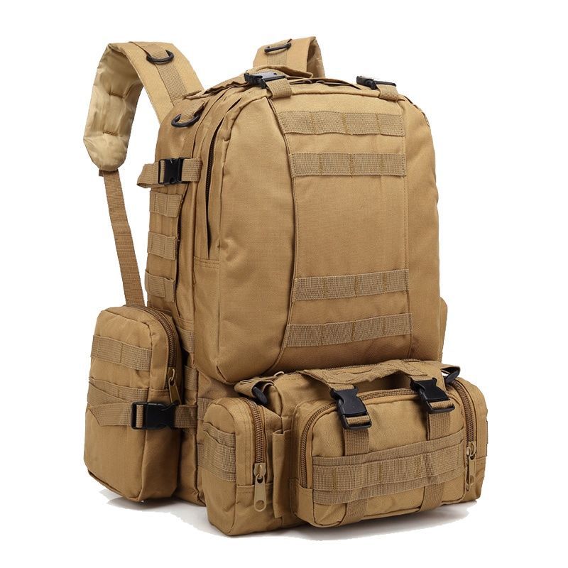 Taktischer Rucksack Mit Vielseitigem Stauraum Und Modularen Taschen Brehn