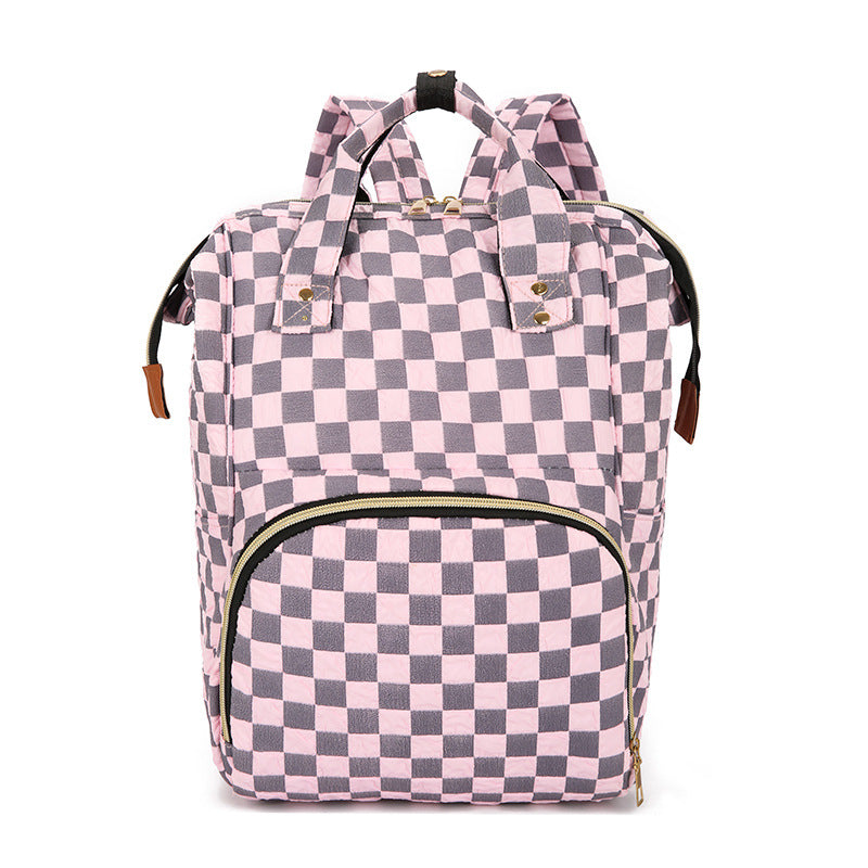 Kariertes Muster Rucksack Brehn