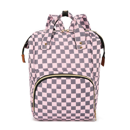 Kariertes Muster Rucksack Brehn