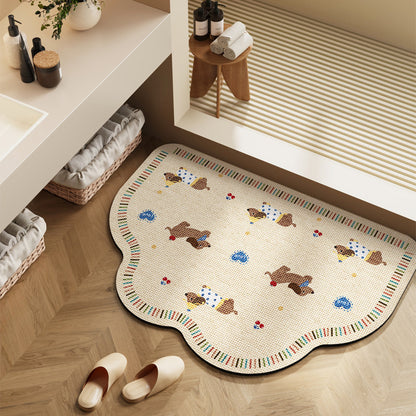 Stylische Badezimmermatte für moderne Innenräume