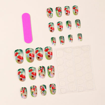 Florale Garten 3D Nail Art Extensions Brehn