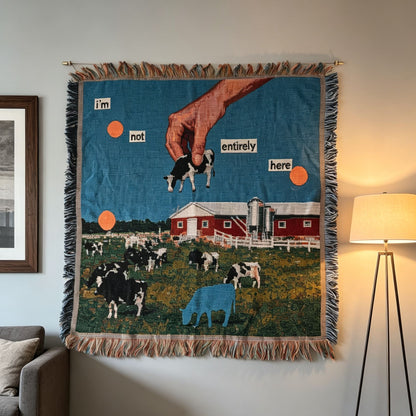 Künstlerische Bauernhof-Themen Wandteppich-Decke
