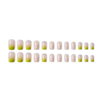 Florales Motiv Press-On Nagelkunst