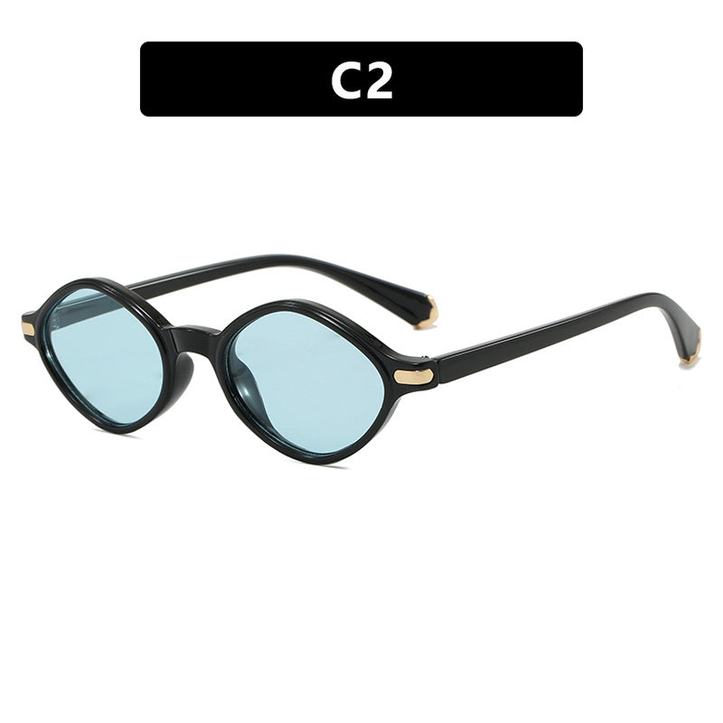 Damen modische Sonnenbrille mit einzigartigem Design und hochwertigem Metallrahmen Brehn