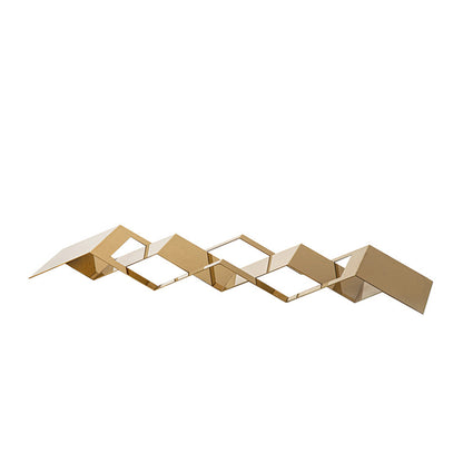 Künstlerische geometrische Metallskulptur