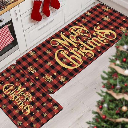 Weihnachts-Themen Küchenmatten Set Brehn