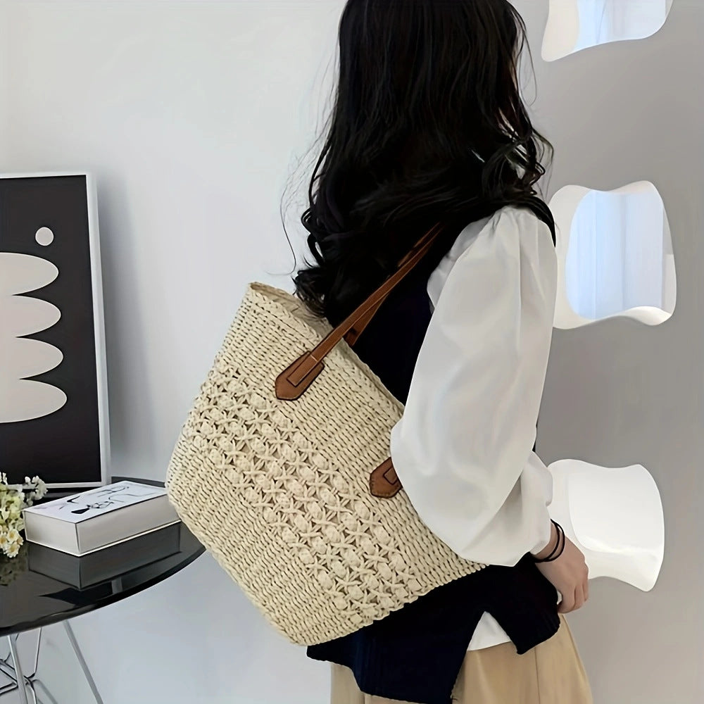Elegante Geflochtene Tragetasche Brehn