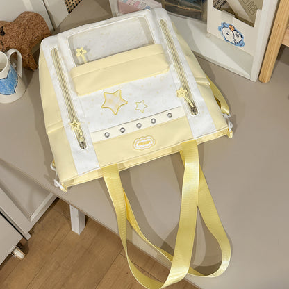 Transparente Taschen-Rucksack Brehn