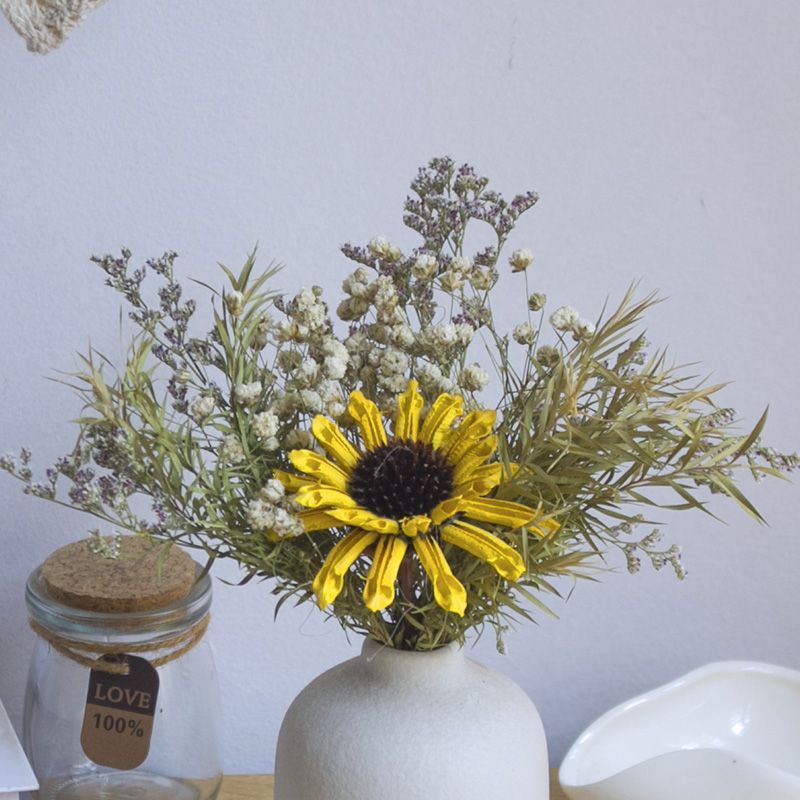 Getrocknete Blumen Botanische Anordnung