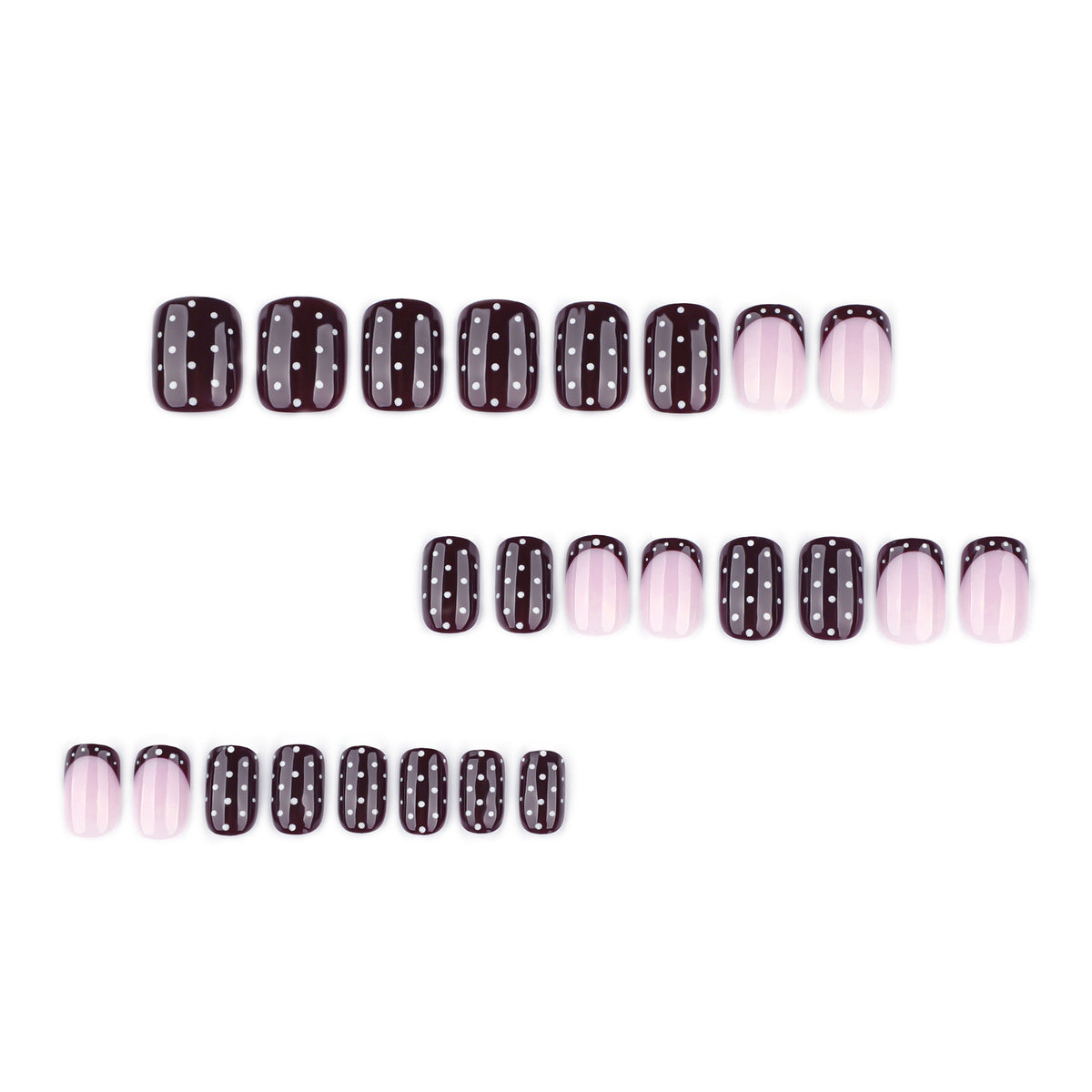 Kunstvolle Nagelkunst mit elegantem Polka-Dot Design Brehn