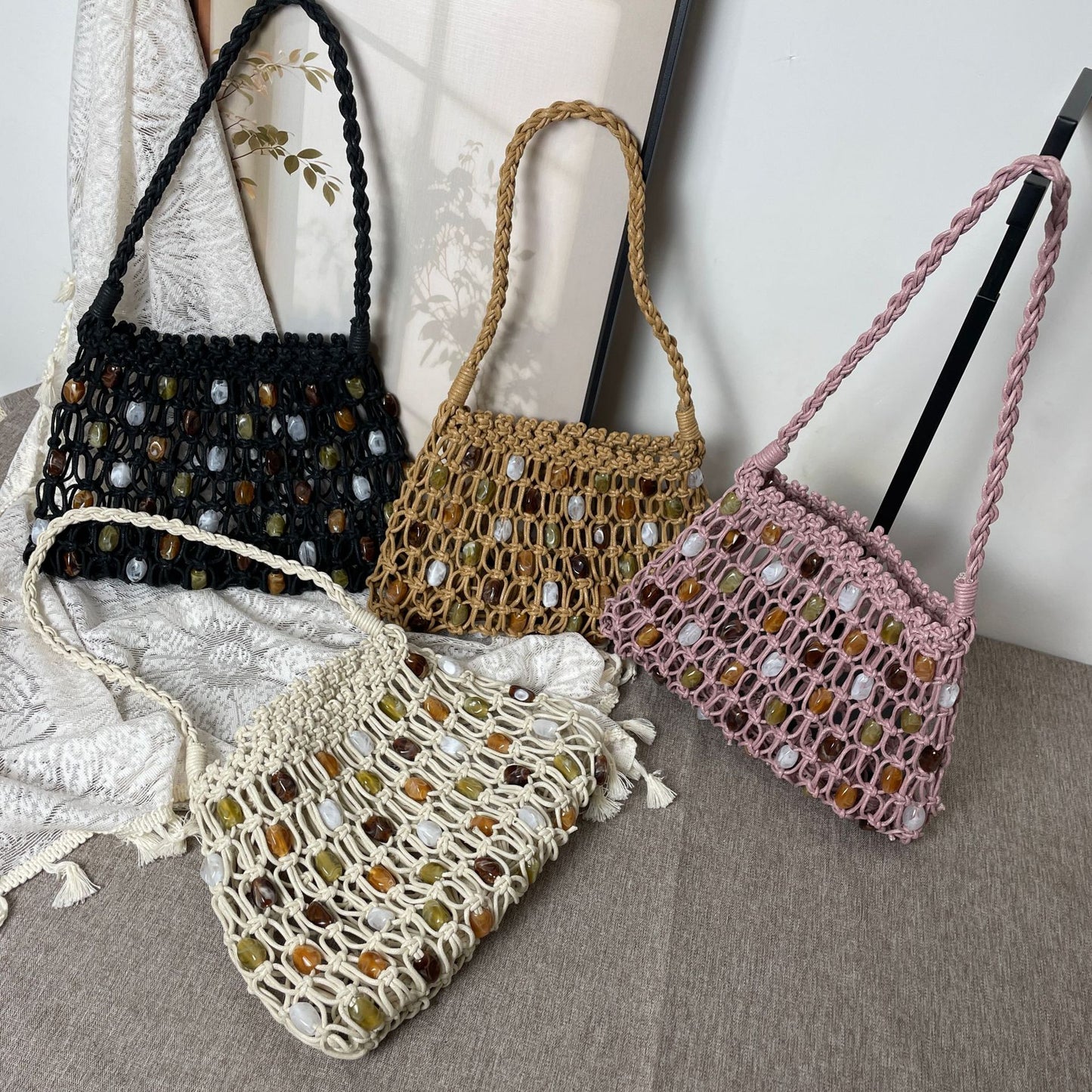 Handgeknüpfte Modetasche Brehn
