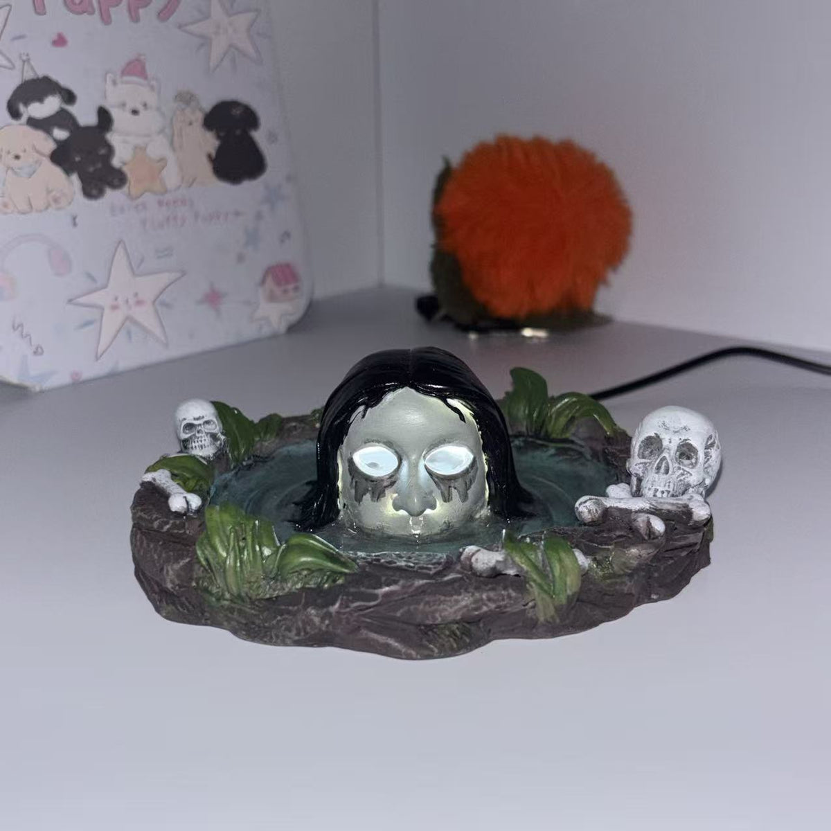 Dekorative Grabstein-Lampe Brehn