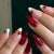 Premium Press-On Nail Set mit Stern- und Glanzdesign Brehn