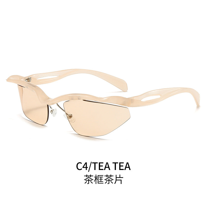 Damen Sportliche Sonnenbrille mit aerodynamischem Rahmen Brehn 1780028486