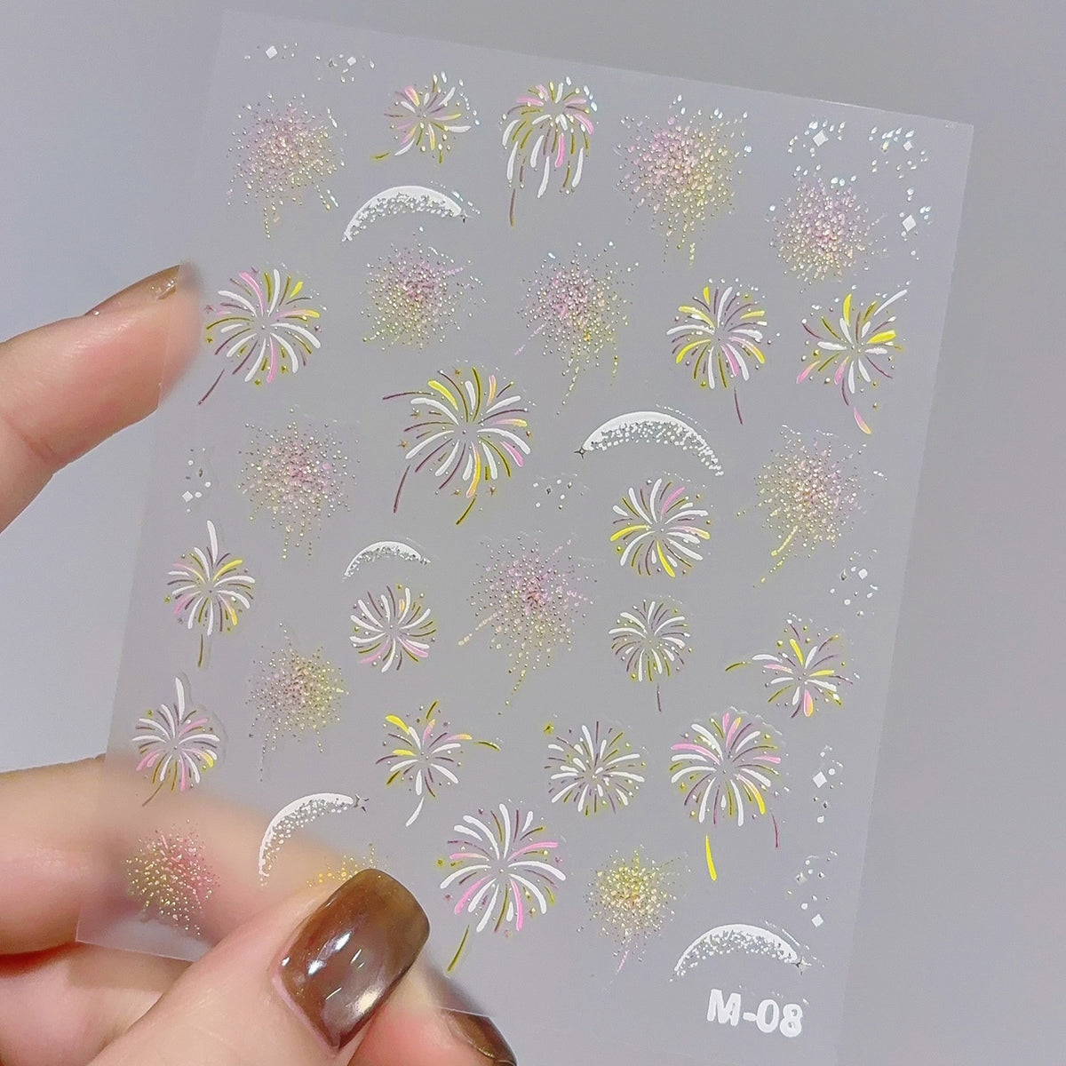 Hochwertige Nagelkunst Folienstickerblatt