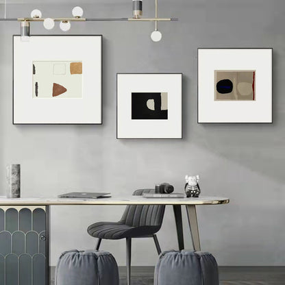 Minimalistische gerahmte Kunstdruck