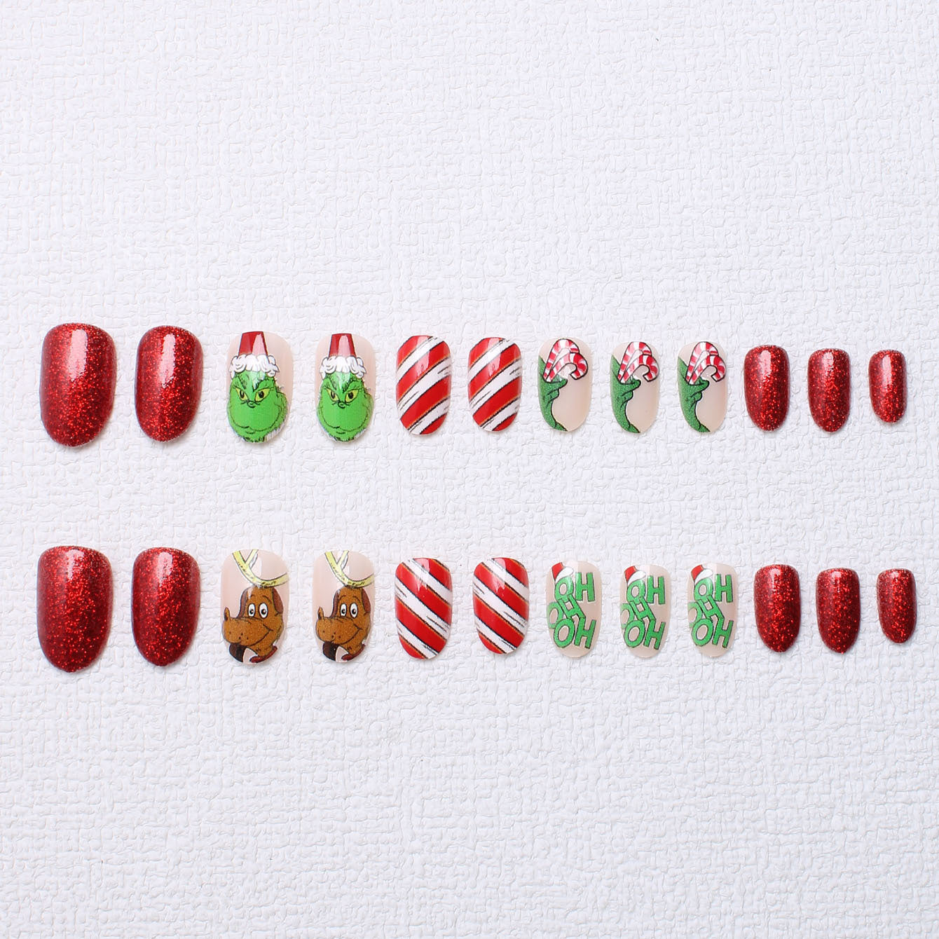 Urlaubs-Themen Press-On Nagelkunst Brehn