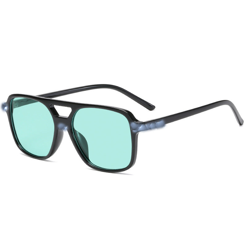 Damen modische rechteckige Brille mit stylischem Rahmen Brehn